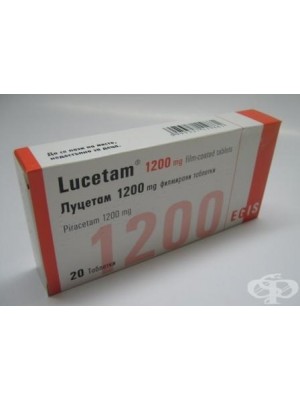 LUCETAM 1200 mg. 20 tablets
